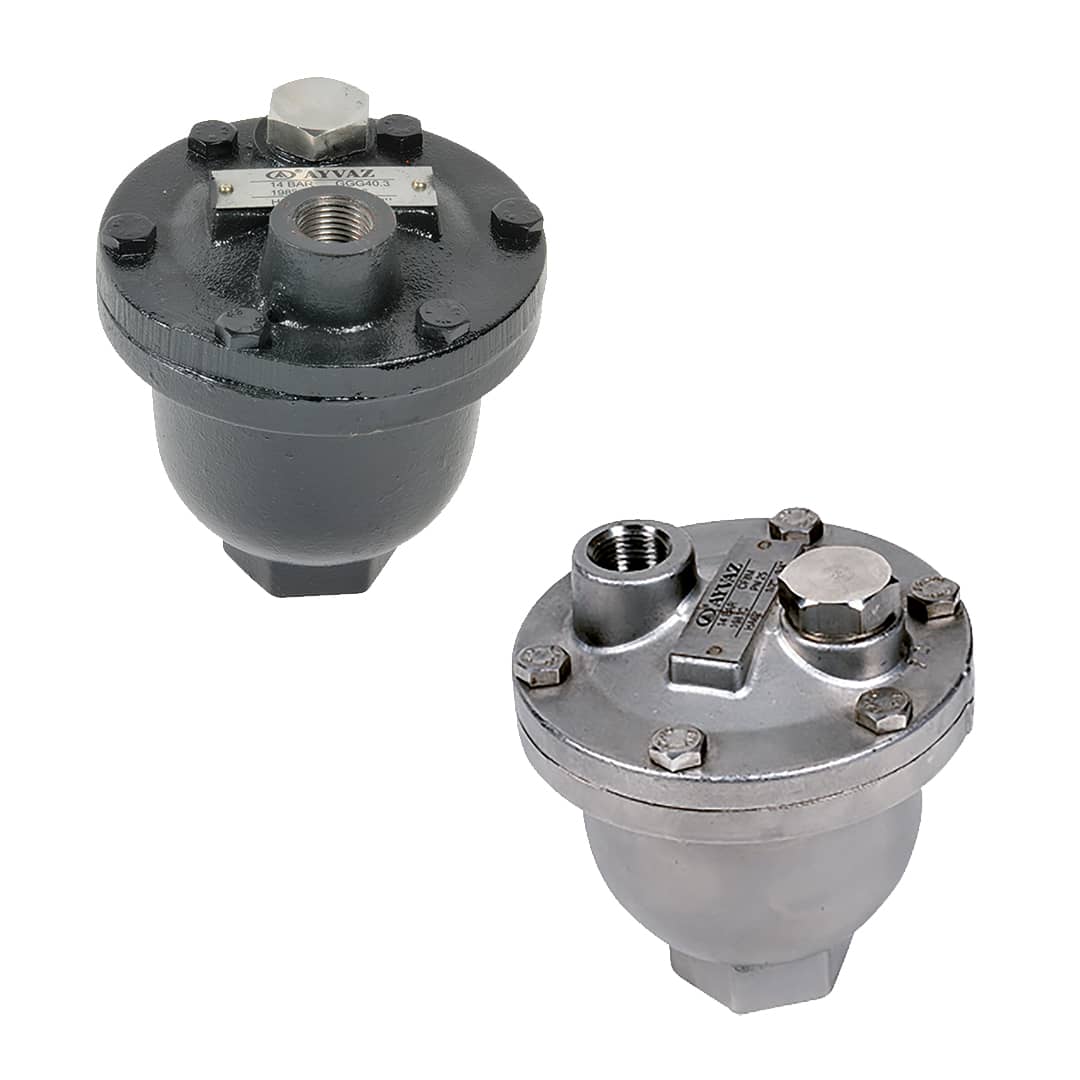 Eliminateur d'air vertical fonte GS HA52 PN16 et inox HA62 PN25 Eliminateur d'air vertical fonte GS HA52 PN16 et inox HA62 PN25