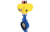 1125 - Vanne à papillon fonte GL/fonte/EPDM et moteur électrique SA/NA