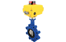 1135 - Vanne à papillon LUG fonte GL/EPDM et moteur électrique SA/NA