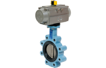 1163 - Robinet à papillon LUG fonte GS/EPDM ACS actionneur pneumatique