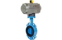 1170 - Robinet papillon fonte GS/EPDM et actionneur pneumatique Alphair