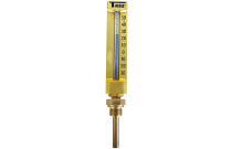 1672 - Thermomètre vertical droit 100 mm, H = 150 mm