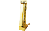 1676 - Thermomètre vertical équerre 63 mm, H = 200 mm
