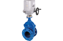 182K REGADA - Vanne opercule caoutchouc NBR et moteur électrique REGADA