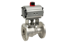 715 IIT - Robinet JC boisseau inox PR ANSI 150 actionneur pneumatique