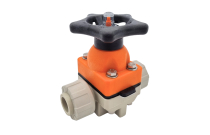 MV310 PP - Vanne à membrane manuelle STUBBE PP/PTFE