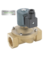 VSO 84 ES - Electrovanne laiton NF avec connecteur à économie d'énergie