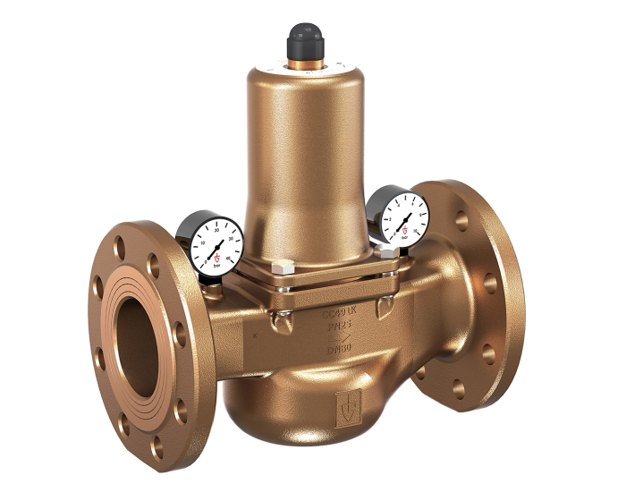 Réducteur De Pression D'eau 3/4" Avec Manomètre Et Filtre - Laiton, Réglable 1-6 Bars