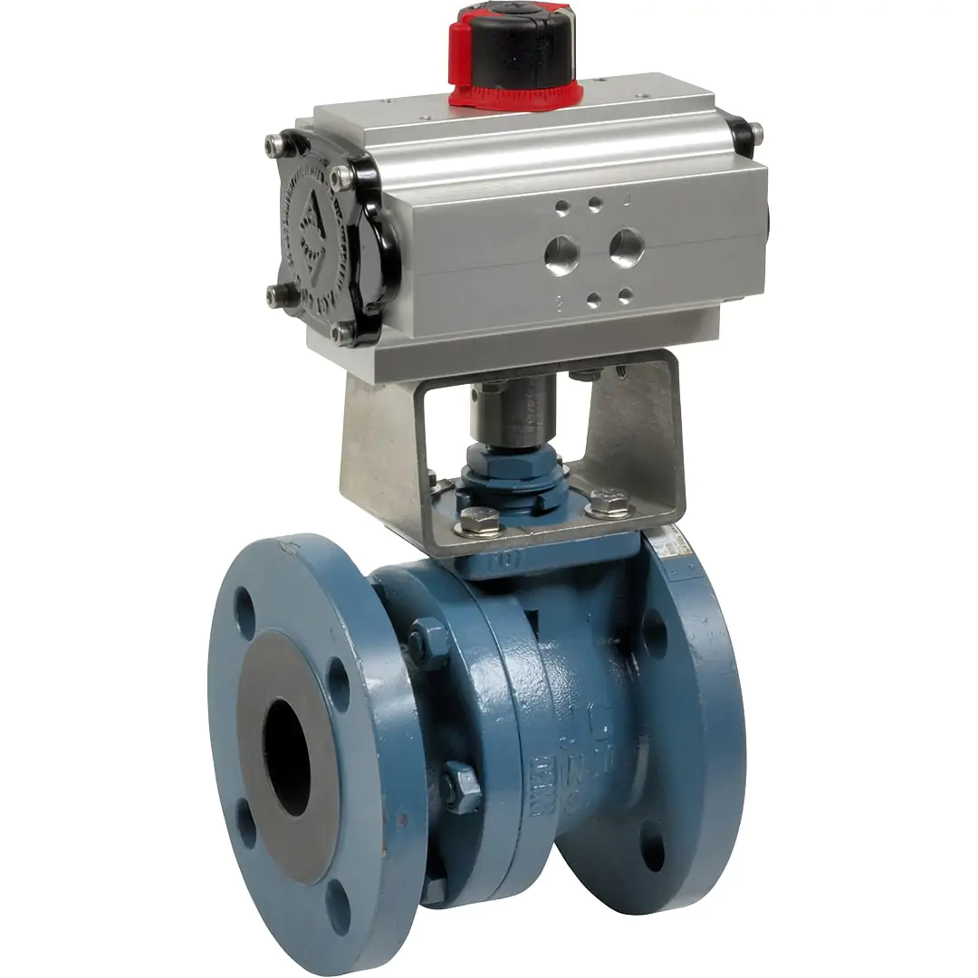 Robinets JC avec actionneurs pneumatiques ACTREG