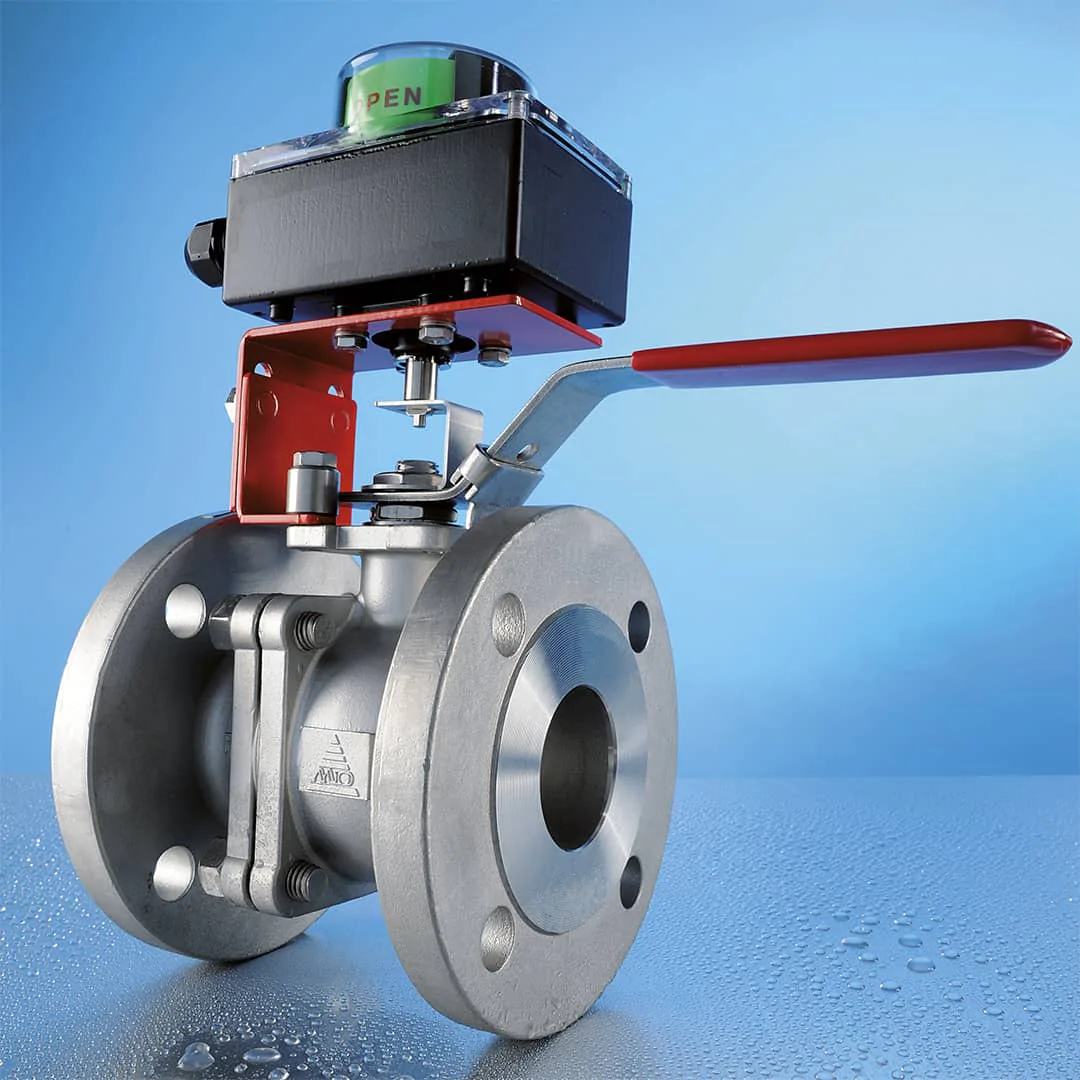 Robinets manuels avec boîtier fin de course