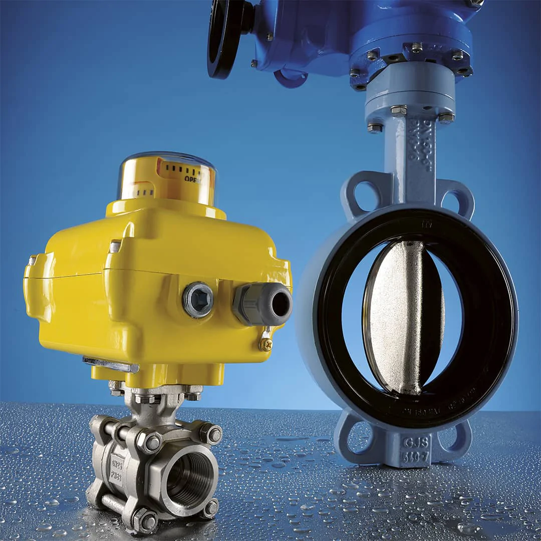 Robinets motorisés électriques