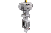 1117 ANSI - Robinet à papillon inox double excentration pneumatique