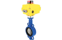 1123 - Vanne à papillon fonte GL/inox/EPDM et moteur électrique SA/NA