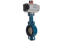 1125 - Robinet à papillon fonte GS/fonte/EPDM et moteur pneumatique Actreg