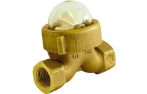 C 156 - Contrôleur de circulation en laiton à ailettes, 1/2''G