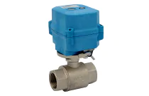 502 - Vanne à sphère laiton avec servomoteur électrique 2 fils RC T15