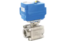 703 XS - Robinet RTS inox V-PORT + TCR-T régulation 4-20 mA