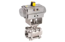 747XS/749XS - Robinet boisseau inox actionneur pneumatique SE/DE