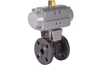 762 - Robinet split-body acier avec actionneur pneumatique SE/DE