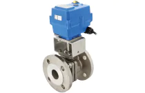 763 - Robinet split-body inox PN16/40 et servomoteur électrique TCR-N