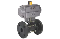 765XS - Robinet boisseau sphérique acier actionneur pneumatique SE/DE