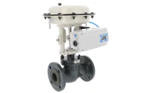 AIR D + POSI - Vanne de régulation 2 voies pneumatique avec positionneur