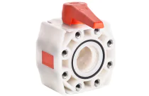 C110 PVDF - Robinet à tournant sphérique STUBBE Wafer PVDF/FPM