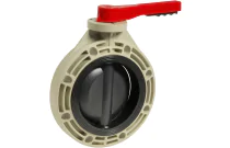 PL1 PP - Vanne à papillon manuelle PP/EPDM