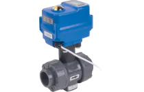 C200P PVC - Vanne de dosage PVC/EPDM avec servomoteur de régulation TCR-T