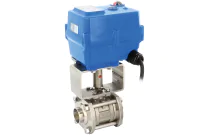 ELSA - Robinet RTS passage intégral inox + servomoteur TCR02-N-KT